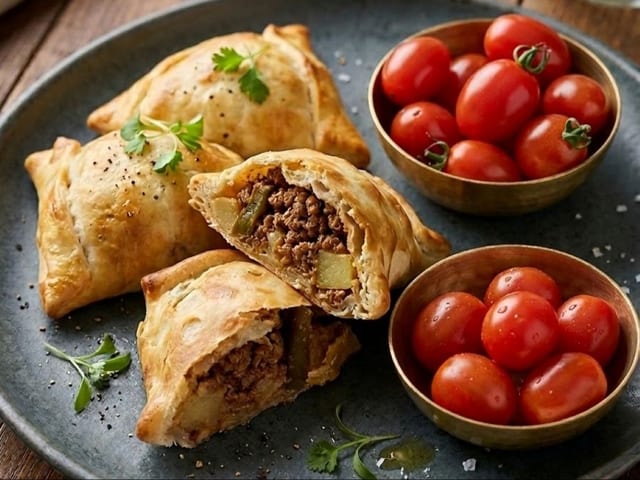 Cuban Picadillo Empanada.